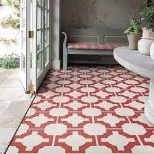 red vinyl flooring tiles red lvt