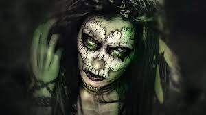voodoo priestess halloween makeup