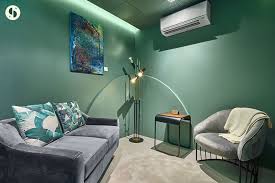 seafoam green therapy rooms to for