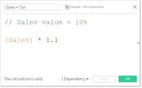 overview of tableau calculated fields