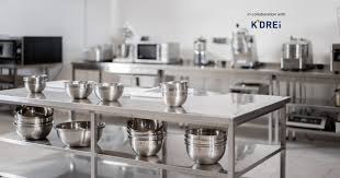 Commercial Kitchen Equipment On A Green