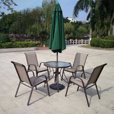 Outdoor Table Chair With Umbrella