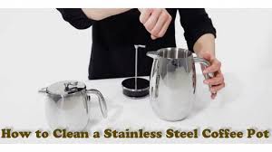 stainless steel coffee pot