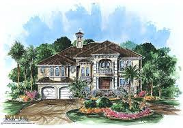 Caribbean Island Coastal Home Floor Plan