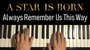 HOW TO PLAY - Lady Gaga - Always Remember Us This Way (Piano Tutorial  Lesson) - YouTube