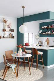 Also loving the dark wood floors! Teal Paint Interior Trend Italianbark Interior Design Blog