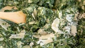 creamed spinach lightened up version
