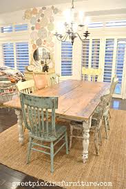 The livingston dining table and chairs set offers a stunning french country style with a touch of modern design. My New Farm Style Table W Mismatched Chairs Farm Style Table Farmhouse Dining Farmhouse Table Plans
