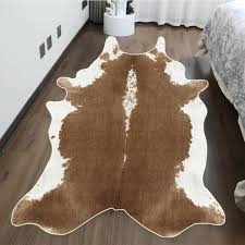 advanced faux cowhide rug durable cow