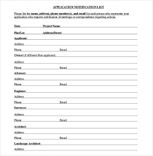 Contact List Template 19 Free Sample Example Format