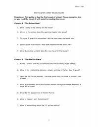 the scarlet letter study guide