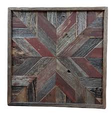 barn wood quilt block wall decor rustic