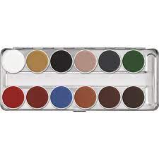 aquacolor palette kryolan