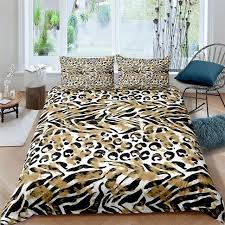Zeimon Leopard Bedding Set Queen King