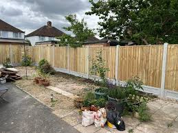 Concrete Or Wooden Fence Posts The