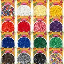 Details About Genuine Hama Fuse Beads 1000 Pack For Pegboards Full Colour Range Assorted Mix