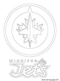 These spring coloring pages are sure to get the kids in the mood for warmer weather. Winnipeg Jets Logo Nhl Hockey Sport Coloring Pages Printable