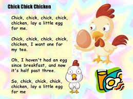 Image result for chicken cartoon with lyrics