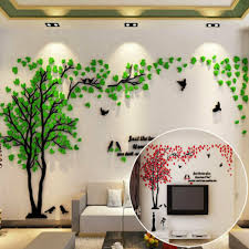 3d Large Tree Arcylic Wall Sticker Room