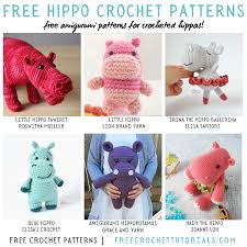 hippo crochet patterns
