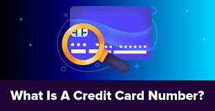 what is a credit card number the