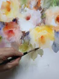 How To Paint Flowers Using The Wet In