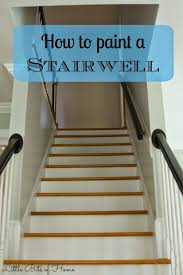how to paint a stairwell without hiring