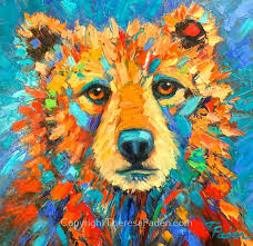colorful animal paintings by theresa paden