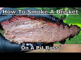 pit boss brisket easy smoked brisket