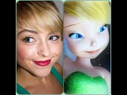 tinker bell hair and makeup tutorial