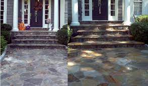 Flagstone Patio Cleaning Power Washing