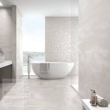 Ionic White Bathroom Wall Tile