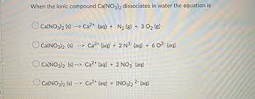 Ionic Compound Ca No3 2