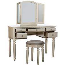 ly s collection silver armoire vanity