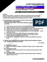 Ajun inspektur polisi dua (aipda). Tingkatan 3 Sejarah Contoh Soalan Bahagian C Kssm 2019