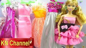 Đồ chơi trẻ em Bé Na Nhật ký Búp bê Barbie tập 6 Thuê đầm búp bê Baby doll  dresses Kids toys - YouTube