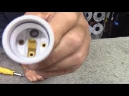 Your ceiling fan has a broken light pull chain. Tip For Broken Exterior Light Socket Secret Screw Replace Repair Fix Youtube