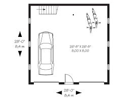 Detached 2 Car Garage Loft Plan