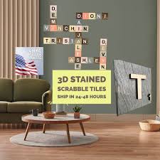 Scrabble Wall Tile Letterslarge Letters