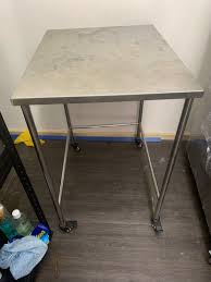 custom stainless steel table with
