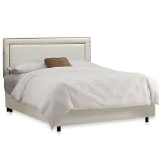 Maybe you would like to learn more about one of these? Skyline California King Nail Button Border Bed In Linen Talc Bed Bath Beyond