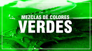 color verde mezclas de colores