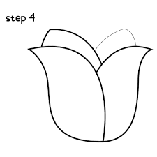 how to draw a rose for kids easy step