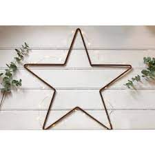 Large Metal Star Hanging Garden Star