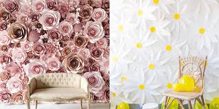 Paper Flower Wall Decoration Ideas