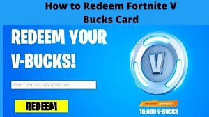 Do not miss this chance. How To Redeem Fortnite V Bucks Card