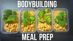 vegan bodybuilding meal prep on a