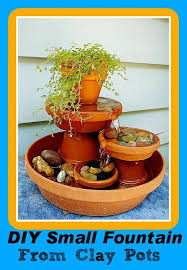 Diy Small Fountain From Clay Pots Diy