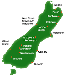 south island of new zealand
