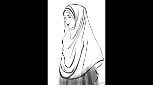 Gambar muslimah yang memakai kerudung pink tersebut bisa kamu jadikan wallpaper. Gambar Kartun Muslimah Bercadar Sketsa Gambar Orang Berhijab Yang Mudah